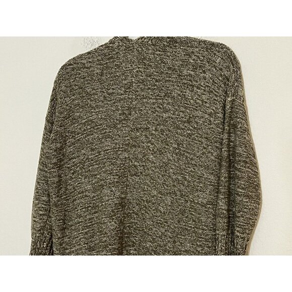 Anthropologie Sparrow Womens Cardigan Sweater Green Open Front Cozy Boho XS - Picture 9 of 13